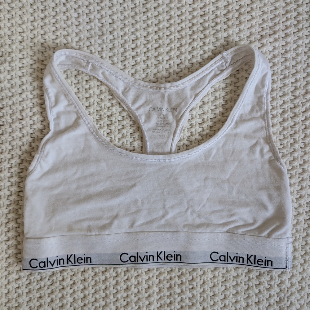 Calvin Klein Women's White Sports Bra
